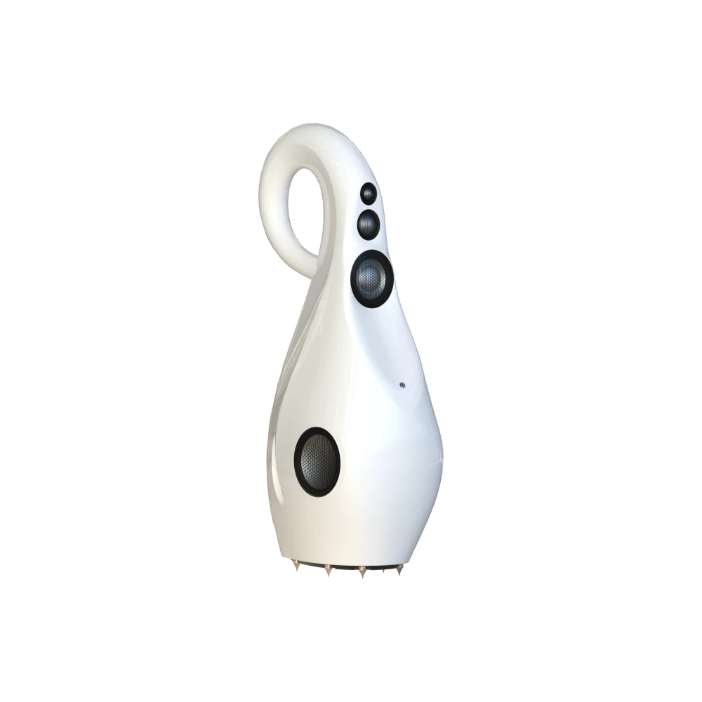 Vivid Audio Giya G4 Cu blanche vue de côté sur fond transparent