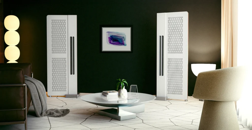 GY8 sur les enceintes panneau Diptyque Reference MkII 01