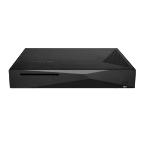 Serveur audiophile Innuos ZENith Mk3 vu de face avec sur la gauche la trappe pour l'insertion de CD à ripper