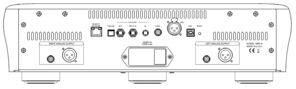 Mono Stereo Playback Designs MPD 8 2