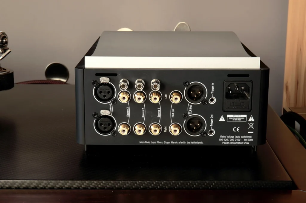 Positive-Feedback sur le phono Mola-Mola Lupe 11